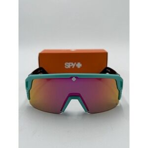 SPY MONOLITH 5050 Matte Teal / Happy Gray Green Pink 142mm Sunglasses New
